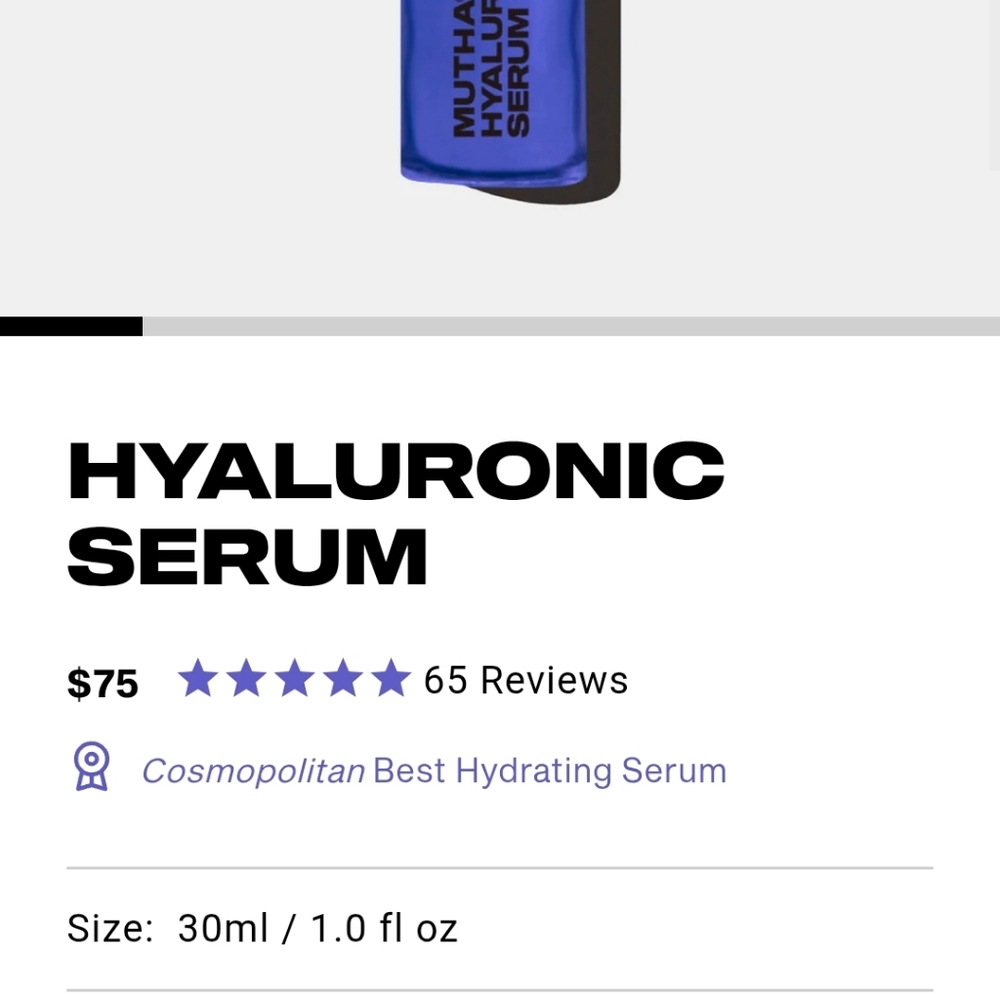 NIB MUTHA HYALURONIC SERUM - Picture 3 of 13